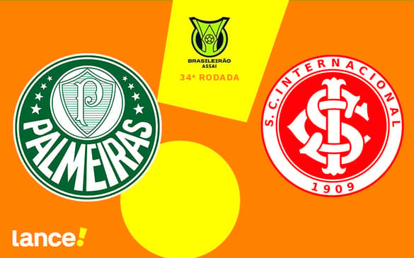 Palmeiras x Internacional ao vivo 11/11/2023 - Brasileirão Série A