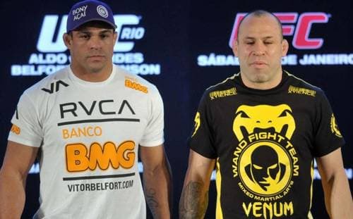 Wanderlei Silva analisa luta principal do UFC São Paulo: 'Chance do Belfort é liquidar no início'