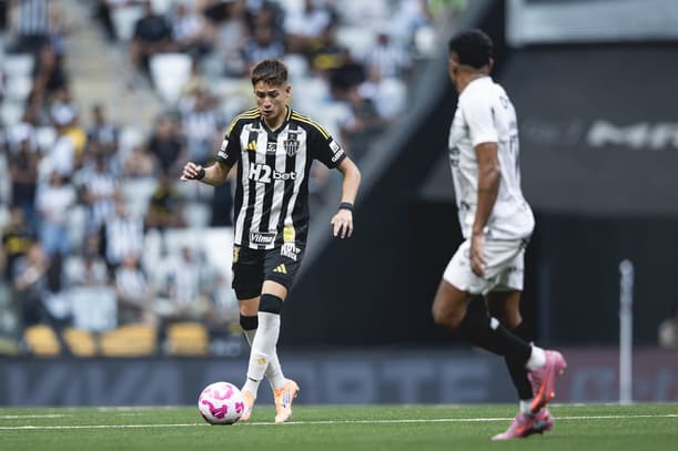 Ivan Roman em atlético x ceará (Foto: Pedro Souza / Atlético)