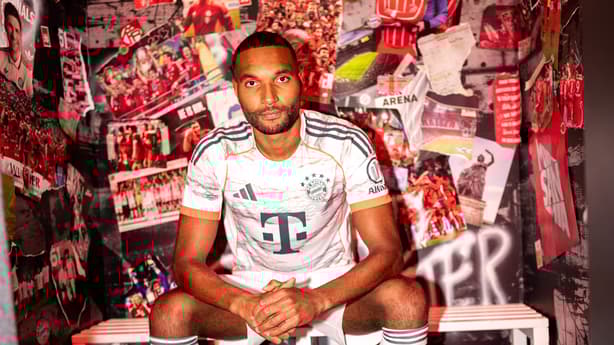 Jonathan Tah com a camisa do Bayern de Munique