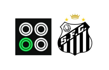 Santos firma parceria com a Footbao. (Foto: Divulgação Footbao/Santos)