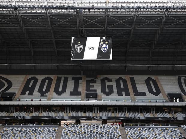 Atlético x Cienciano Arena MRV (Foto: Pedro Souza / Atlético)