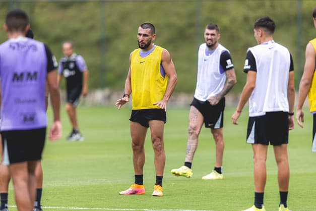 Treinamento na cidade do Galo (Foto: Pedro Souza / Atlético)