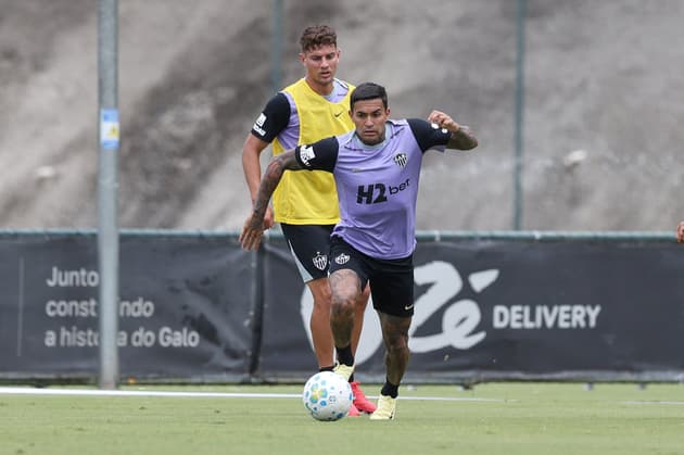 dudu treinamento cidade do galo (Foto: Pedro Souza / Atlético)