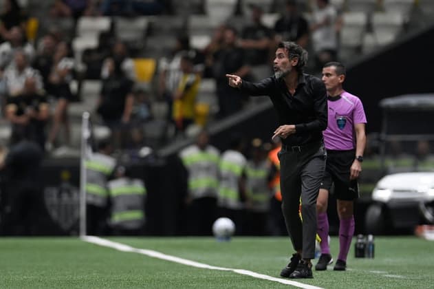 Dominguez em Atlético x Juventud (Foto: Douglas Magno / AFP)