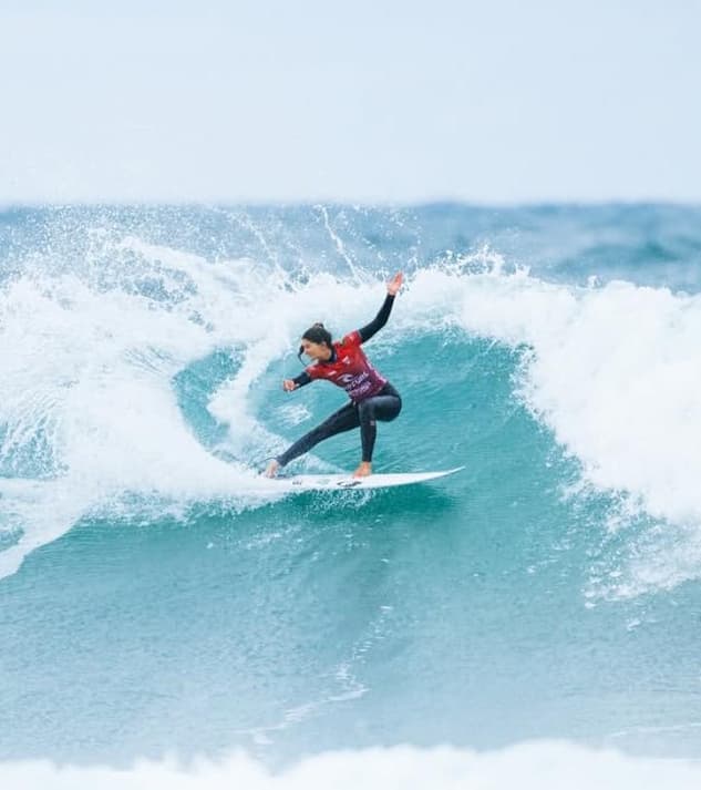 Luana Silva na etapa de Bells Beach da WSL (Foto: Reprodução/Instagram)