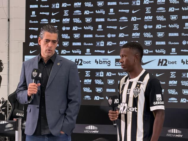 Alan Minda, apresentação (Foto: Artur Henrique / Lance!)