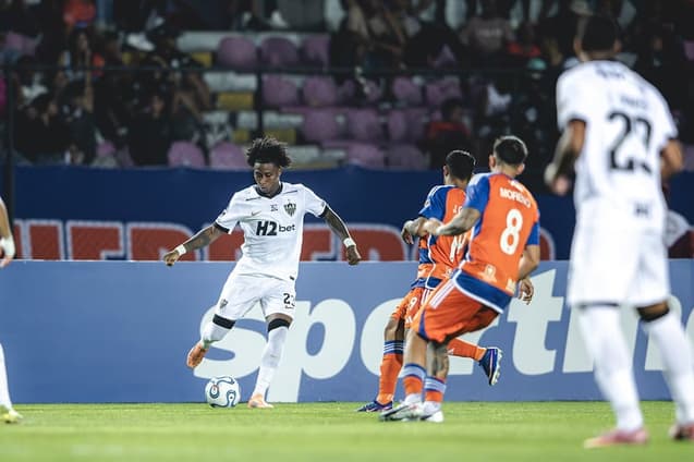 Puerto Cabello e Atlético-MG pela primeira rodada da Copa Sul-Americana (Foto: Pedro Souza / Atlético)