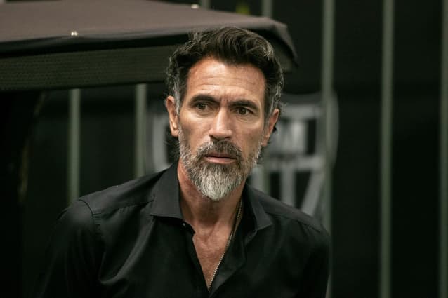 Eduardo Domínguez em Atlético x São Paulo (Foto: Pedro Souza / Atlético)