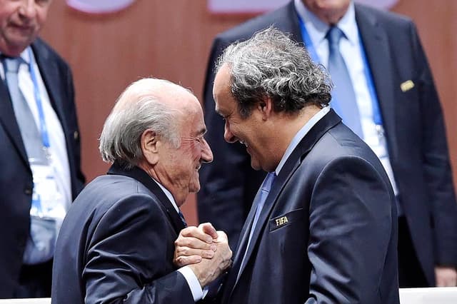 FIFA  Sepp Blatter Michel Platini (foto:Mchael Buholzer/AFP)