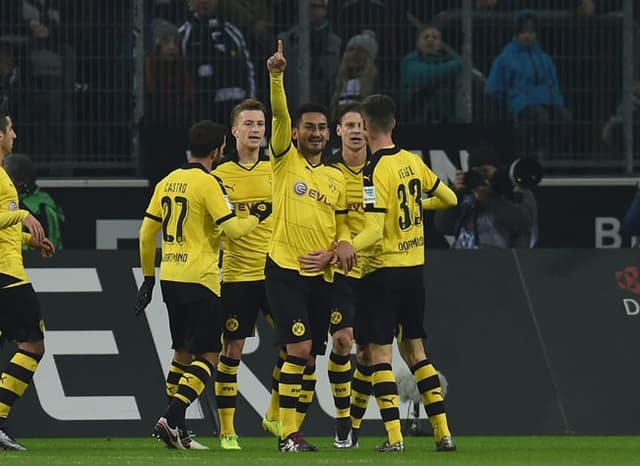 Mönchengladbach x Dortmund (Foto: Patrik Stollarz / AFP)