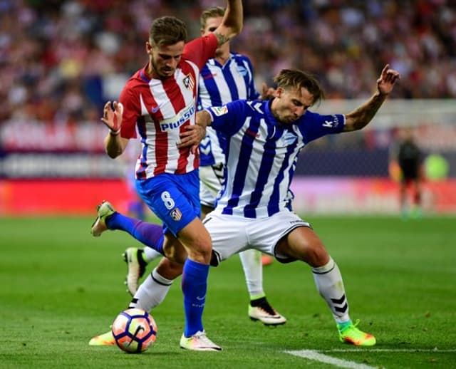 Saúl Ñíguez e Alexis - Atlético de Madrid x Alavés