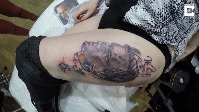 Vivien tem tatuagens em homenagem a Mourinho
