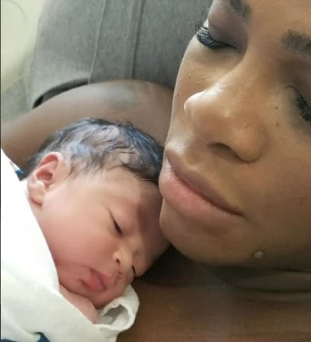Serena Williams e a filha Alexis