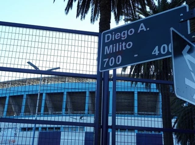 Diego Milito é nome de rua próxima ao El Cilindro