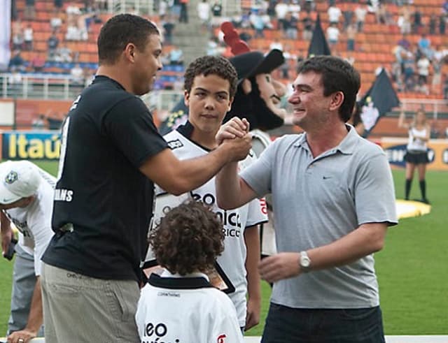 Andrés Sanchez e Ronaldo Fenômeno
