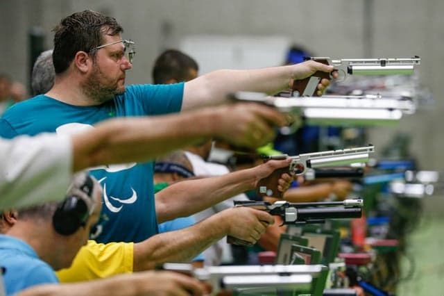 O Campeonato Brasileiro de tiro esportivo paralímpico reuniu um total de 13 clubes participantes