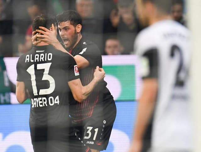 Alario e Volland - Bayer Leverkusen x Borussia Mönchengladbach