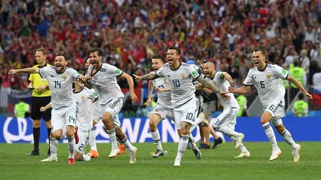 Rússia está nas quartas de final da Copa