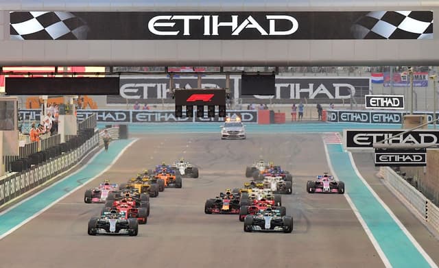 Largada GP de Abu Dhabi F1