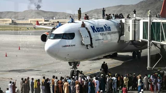 Aeroporto no Afeganistão