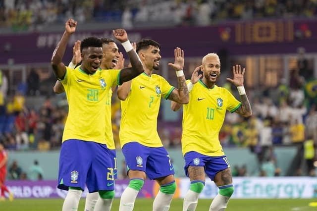 Comemoração - Brasil x Coreia do Sul
