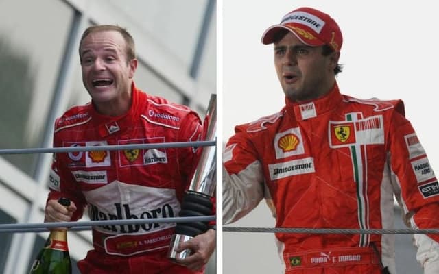 Rubens Barrichello e Felipe Massa