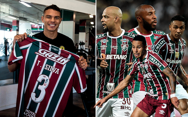 Thiago Silva e zagueiros Fluminense