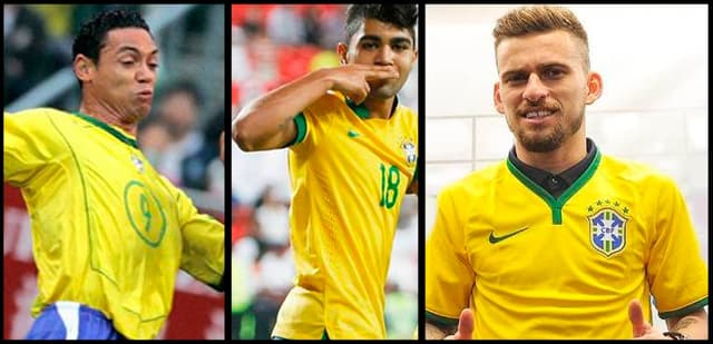 Ricardo Oliveira, Gabigol e Lucas Lima na Seleção