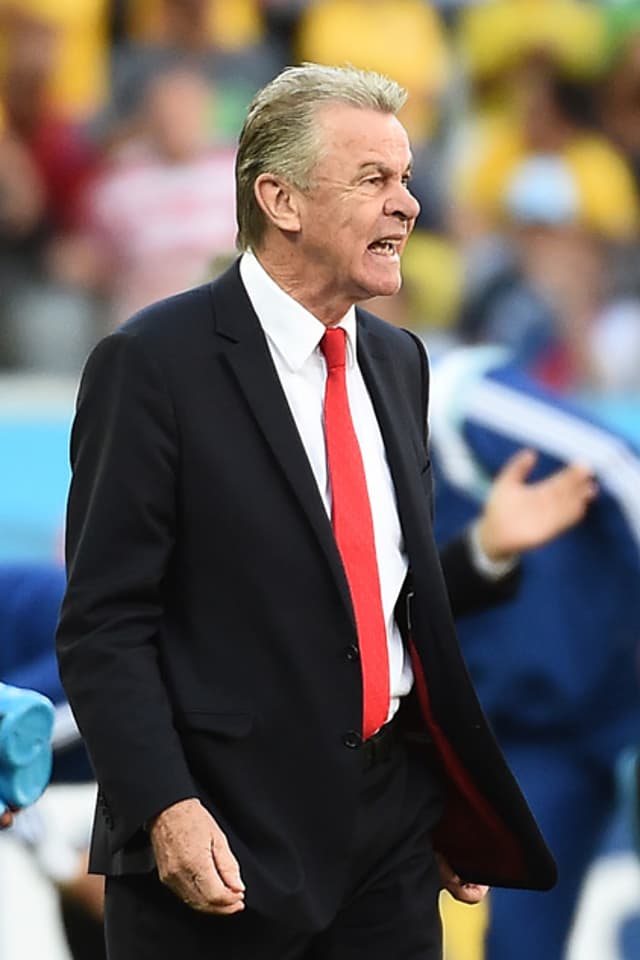 Ottmar Hitzfeld - Técnico da Suíça (Foto: Anne Christine Poujoulat/AFP)