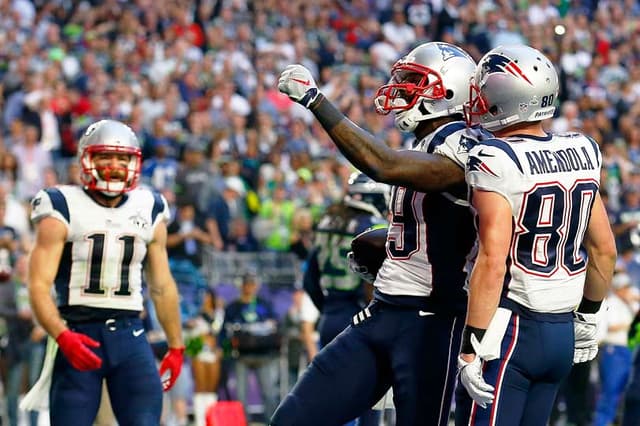 Final do Super Bowl: New England Patriots x Seattle Seahawks (Foto: AFP)