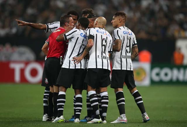 Libertadores , Corinthians x Once Caldas, Guerrero , (foto:Ari Ferreira)