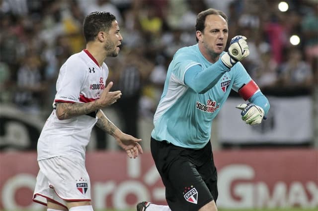 Último confronto: Ceará 0 x 3 São Paulo (26/8/2015) - Copa do Brasil