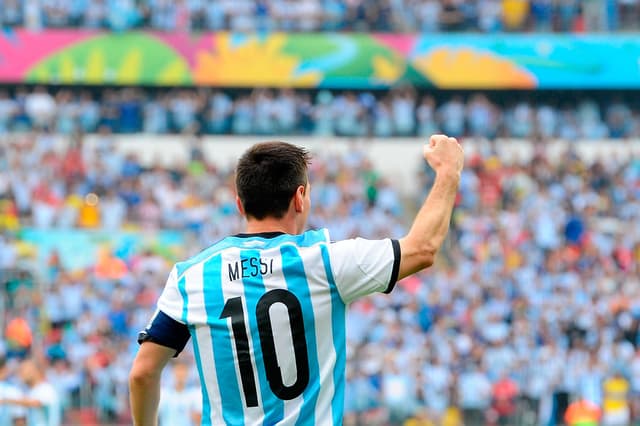 Nigéria x Argentina - Messi (Foto: Jewel Samad/ AFP)