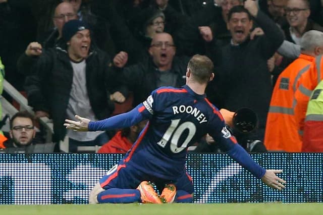 Wayne Rooney - Arsenal x Manchester United (Foto: Adrian Dennis/AFP)