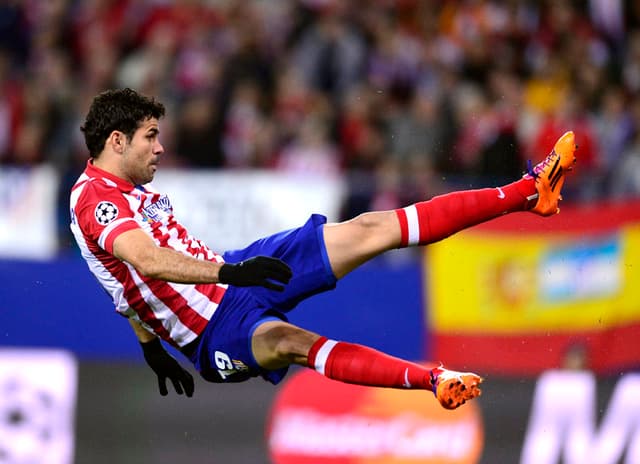 Diego da Silva Costa - Atletico de Madrid x Milan (Foto: Javier Soriano/ AFP)