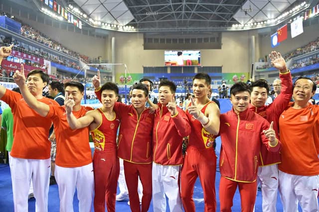 Ginástica artística, China (Foto: Kazuhiro Nogi/ AFP)