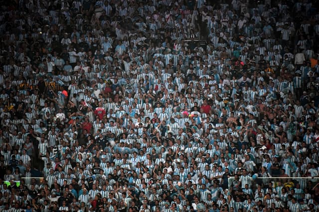 Argentina x Bósnia - Torcida (Foto: Damien Meyer/AFP)