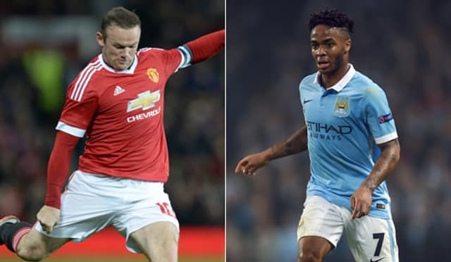 Rooney e Sterling são destaques do clássico (Fotos: AFP)