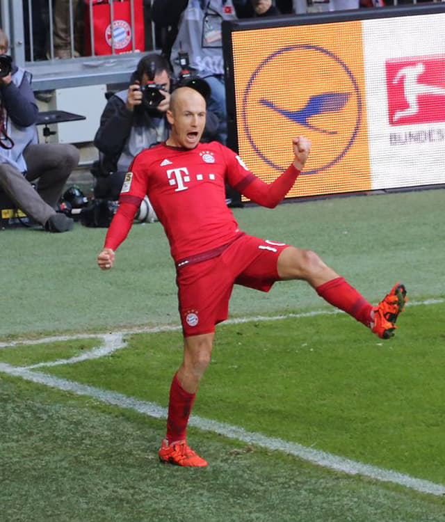 Robben abriu o placar para o Bayern (Foto: Reprodução)