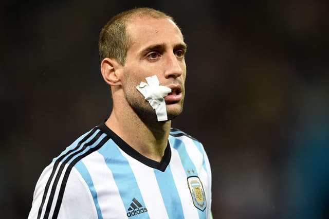 Pablo Zabaleta - Holanda x Argentina (Foto: Pedro Ugarte/AFP)