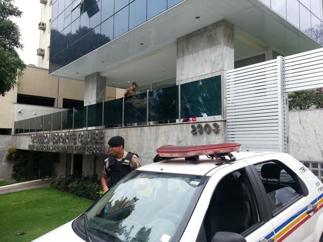 Sede do Cruzeiro (Foto: Igor Assunção / Reprodução Twitter)