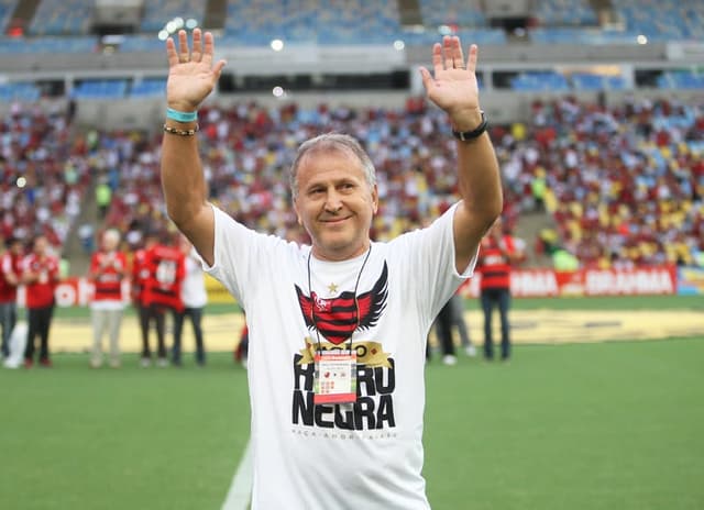 Zico - Homenagem no Flamengo (Foto: Cleber Mendes/ LANCE!Press)