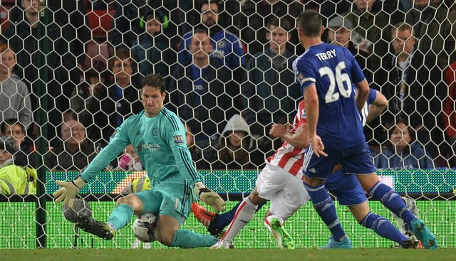 Stoke City x Chelsea (foto:AFP)