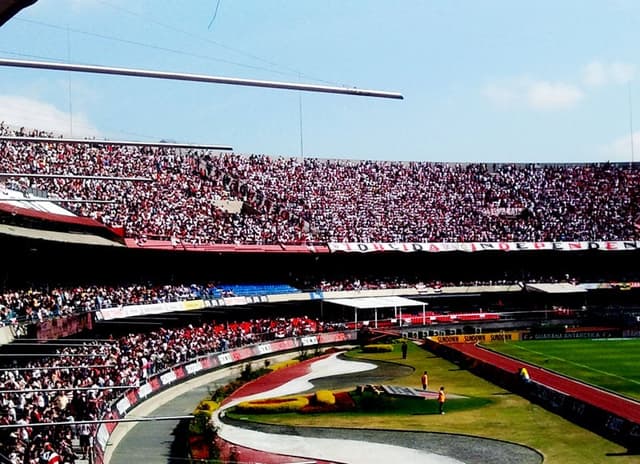 Torcedores no Morumbi (Foto: Bruno Quaresma)