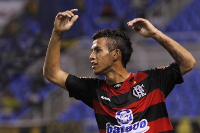 Flamengo x Volta Redonda - Comemoração Vander - (Foto: Gilvan de Souza)