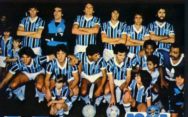 Time campeão da Libertadores em 1983 (Foto: Divulgação/Grêmio)