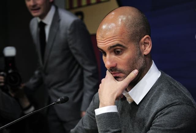 Coletiva Guardiola (Foto: Josep Lago/AFP)