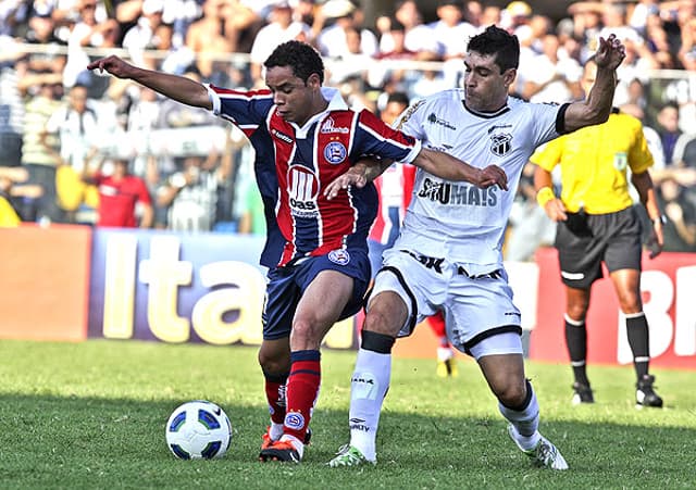 Lulinha e Erivélton - Ceará x Bahia (Foto: Jarbas Vasconcelos)