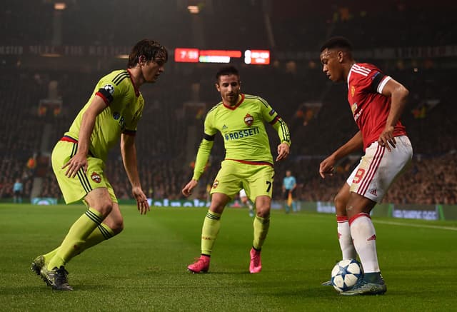 Manchester United x CSKA (Foto: PAUL ELLIS/AFP)